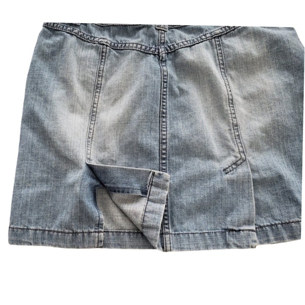 Tommy Hilfiger Vintage Short Mini Jean Skirt, Good Shape! No Flaws. SZ: 10 - Picture 7 of 11